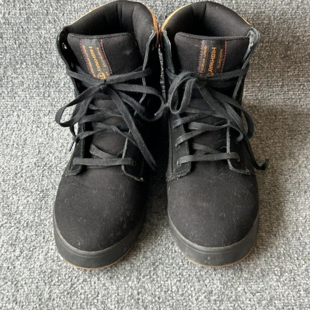 Harley-Davidson Kids Black High-Top Sneakers
